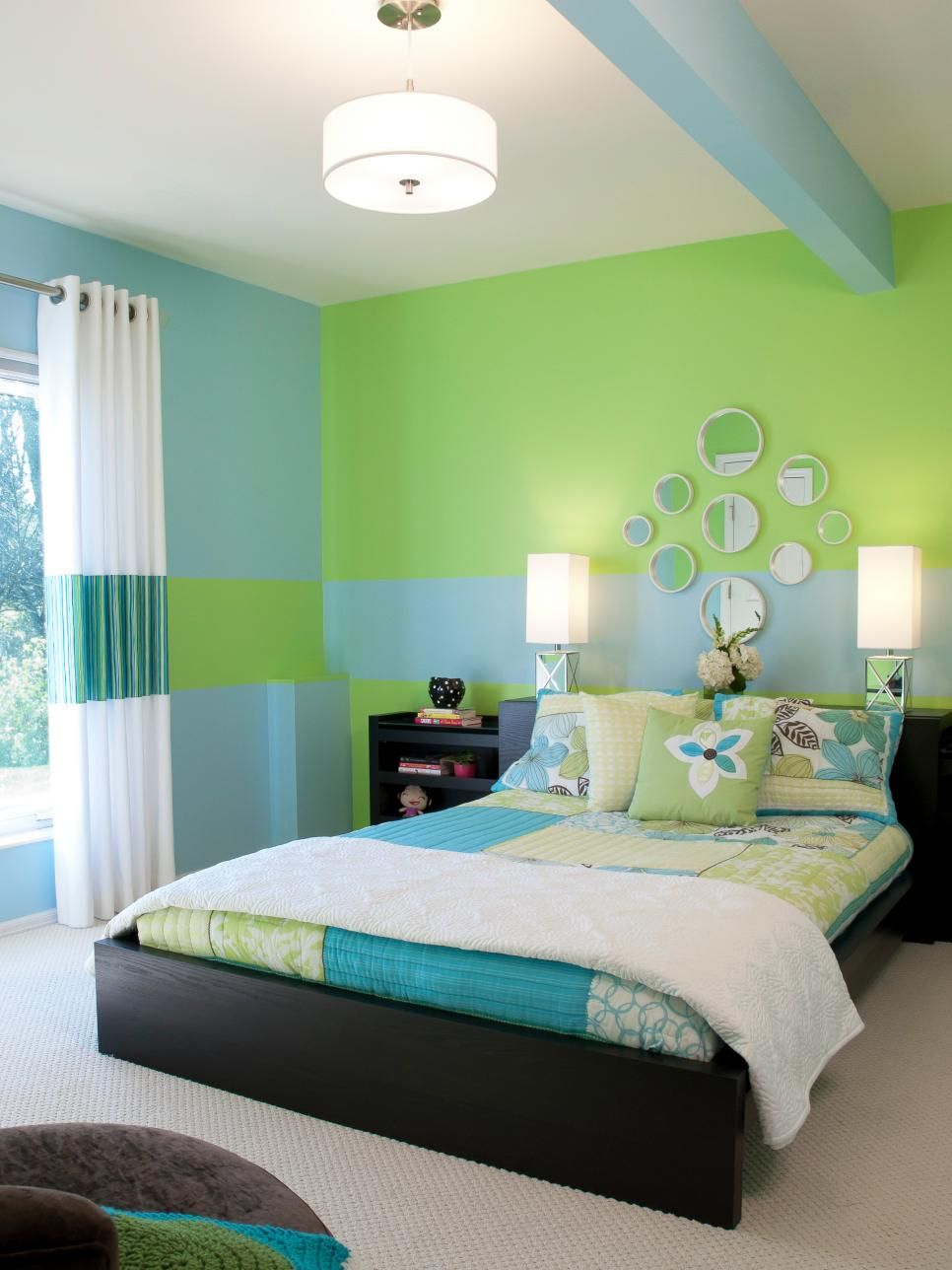 20 Best Two Colour Combination For Bedroom Walls