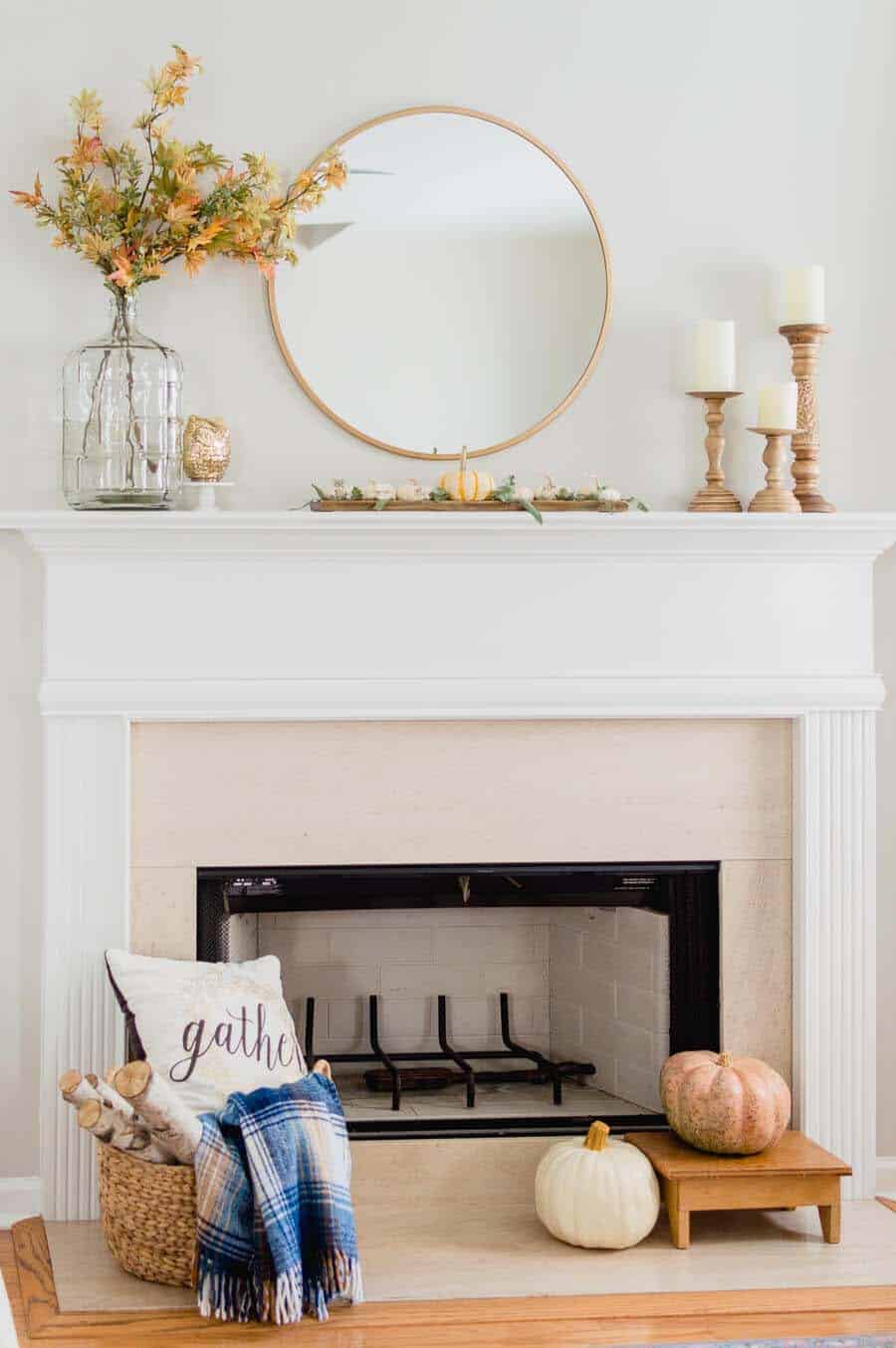 20+ Unbelievably Inspiring Fall Mantel Decorating Ideas Story - One Kindesign