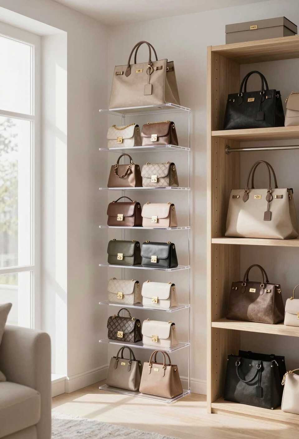 21 Bag Storage Ideas for Small Space Living