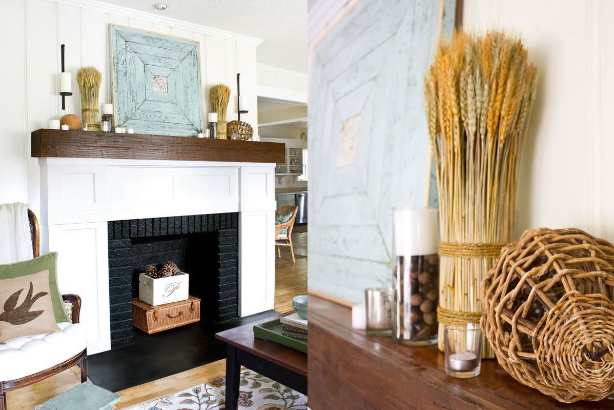 24 Fall Mantel Decorating Ideas for a Cozy, Autumnal Space