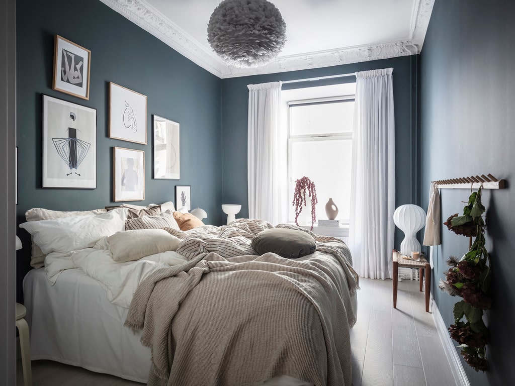 32 bedroom inspirations with blue walls - COCO LAPINE DESIGN