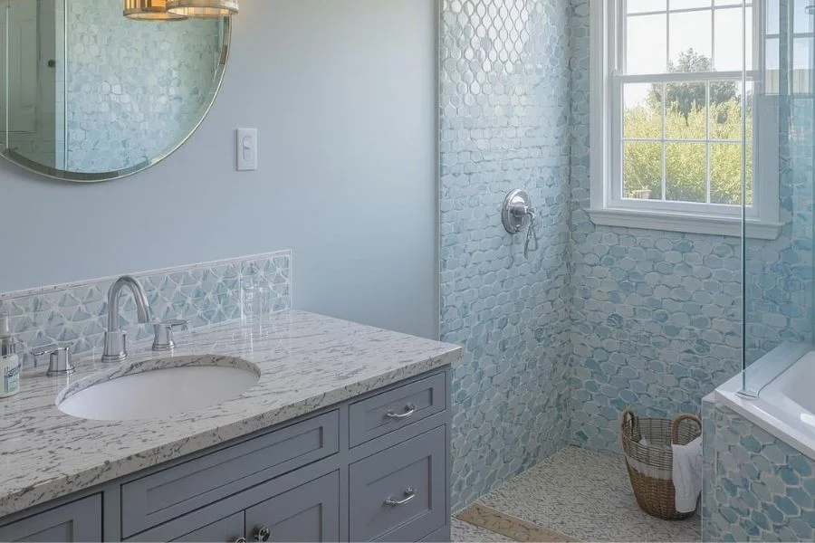 8 Ideas for a Stunning Mermaid Tile Bathroom