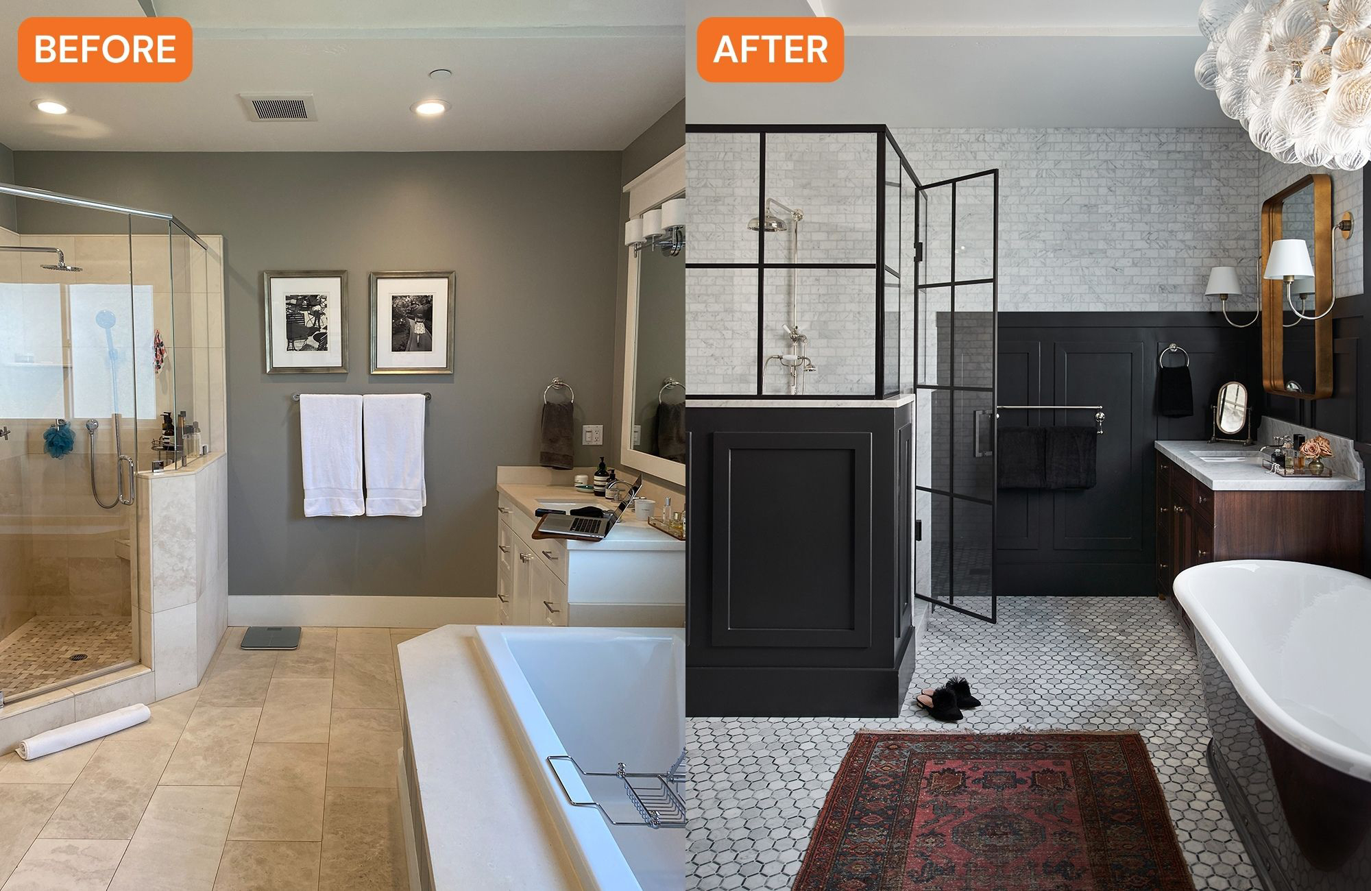 A Dated and Cramped Bathroom Is Transformed Into a Euro-Chic Retreat – Sunset Magazine