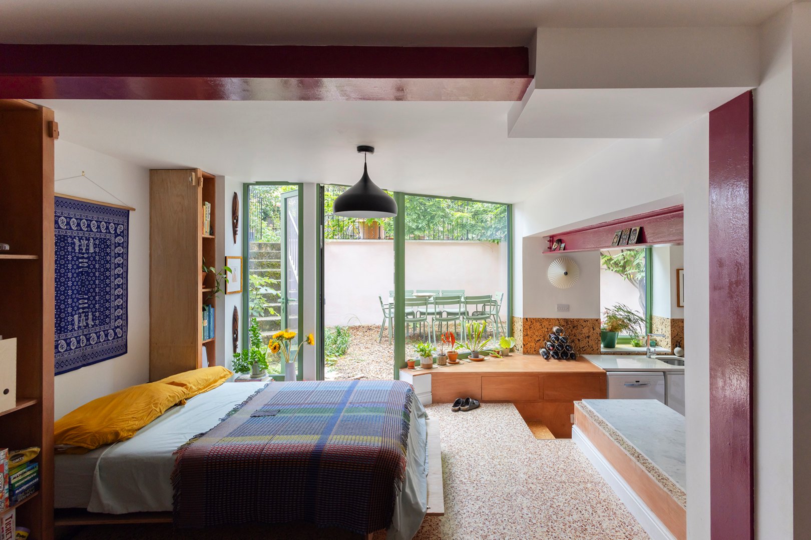A Murphy Bed So Seamless, It's in the Dining Room