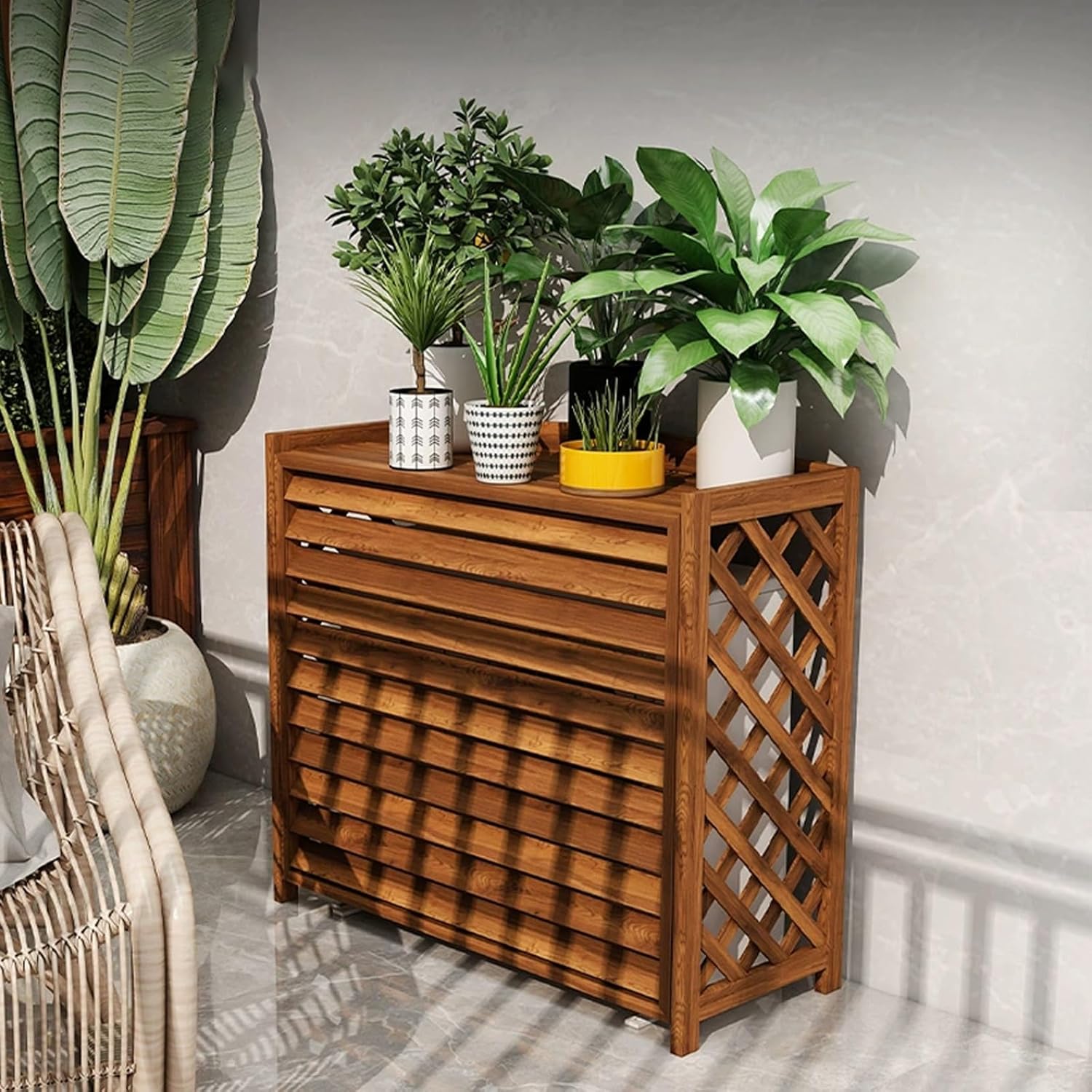 Air Conditioner Fence Privacy Screen,Thickened Board Hungary | Ubuy