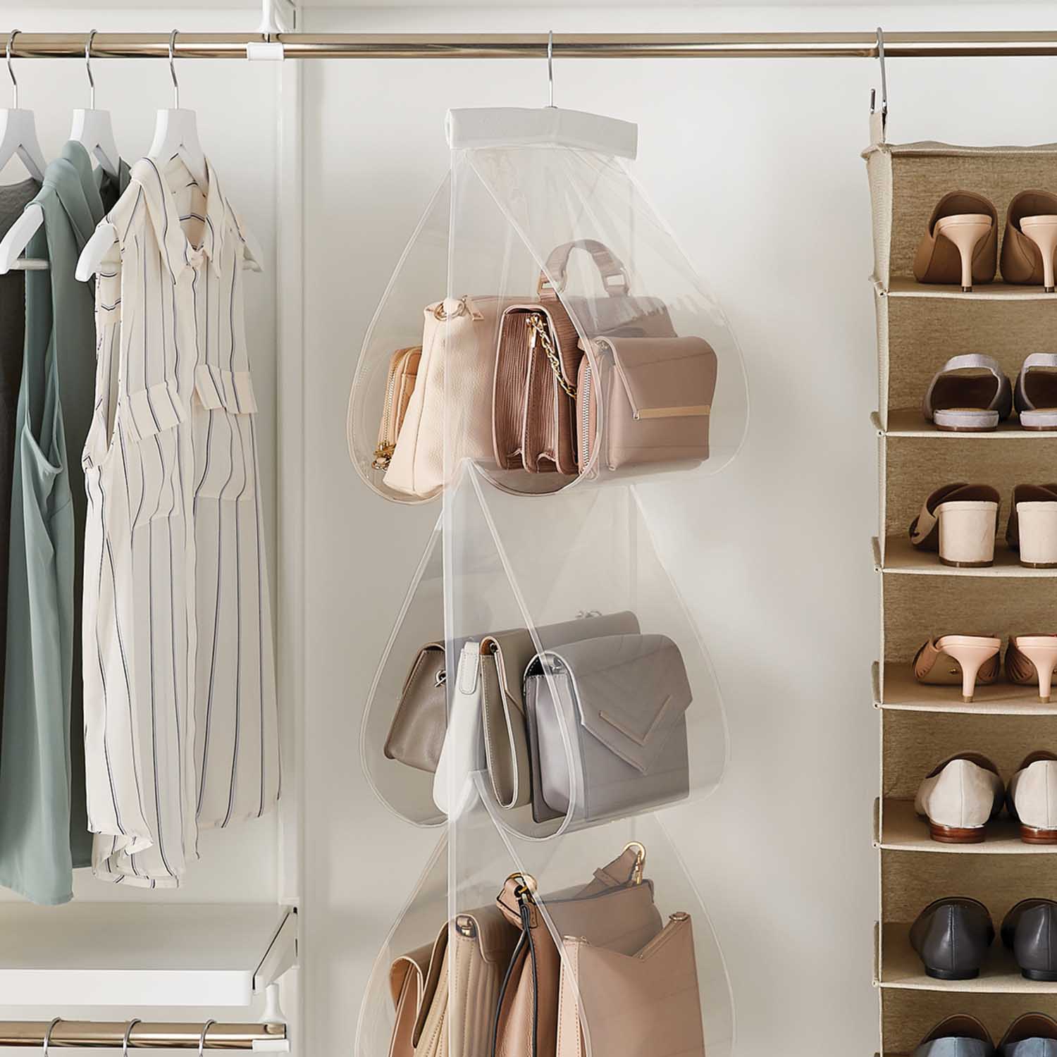 Bag Storage Ideas Hanging Purse Storage Storage Ideas Closet Handbag Organizer Closet Organizer Luxury Bag