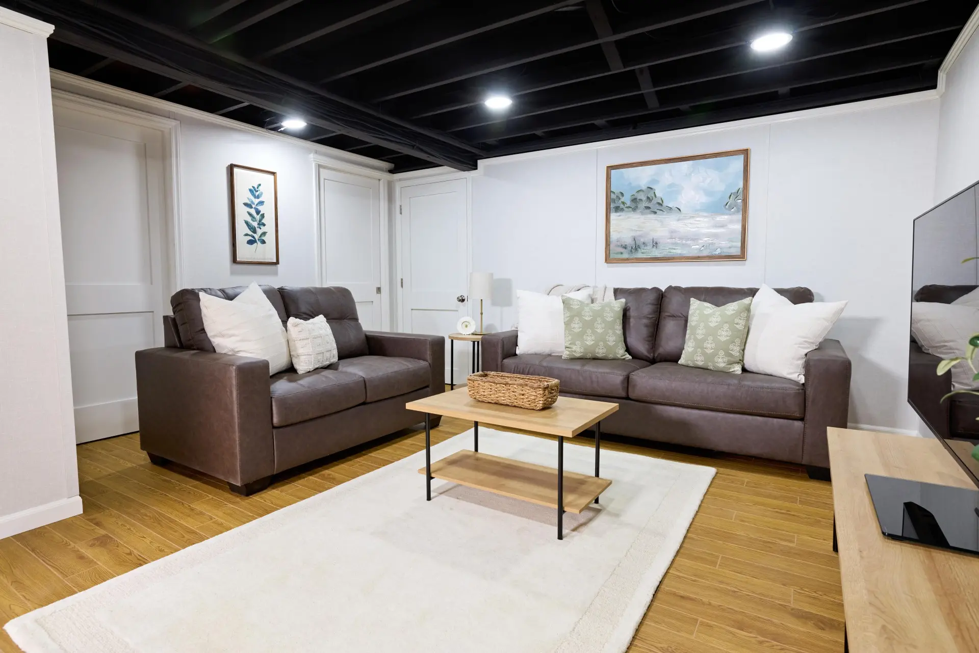 Basement Ceiling Installation | Garrety Home Pros