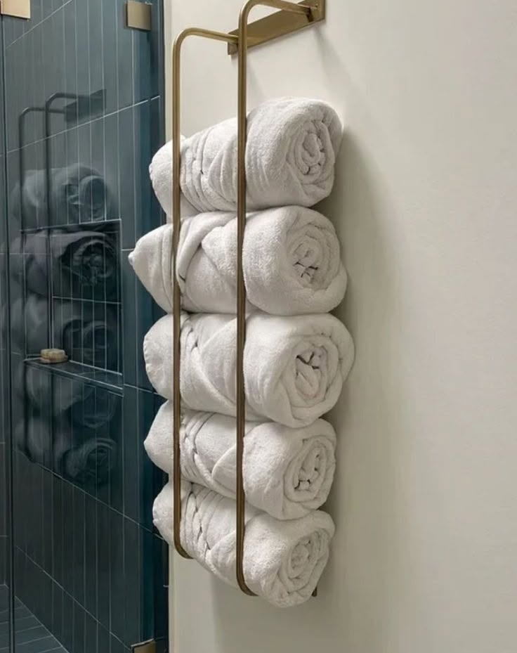 Bathroom Storage How To Display Bath Towels On Rack Fold Hold: Towel Storage And Organization Ideas