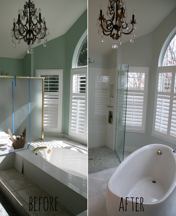 Before & After: From Blah Bathroom to Serene Spa - Callier and Thompson