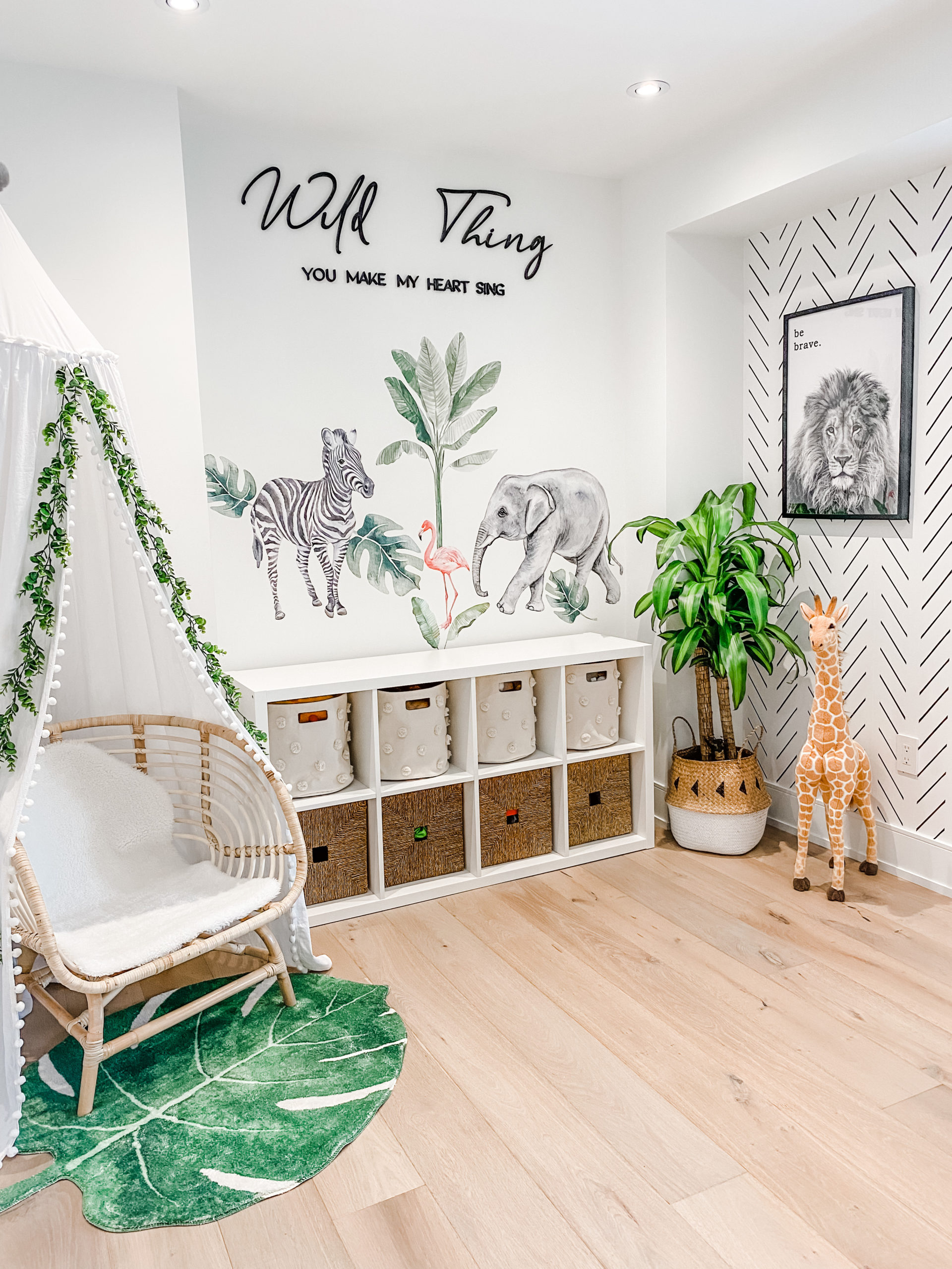 Boho Jungle Themed Playroom - Project Nursery