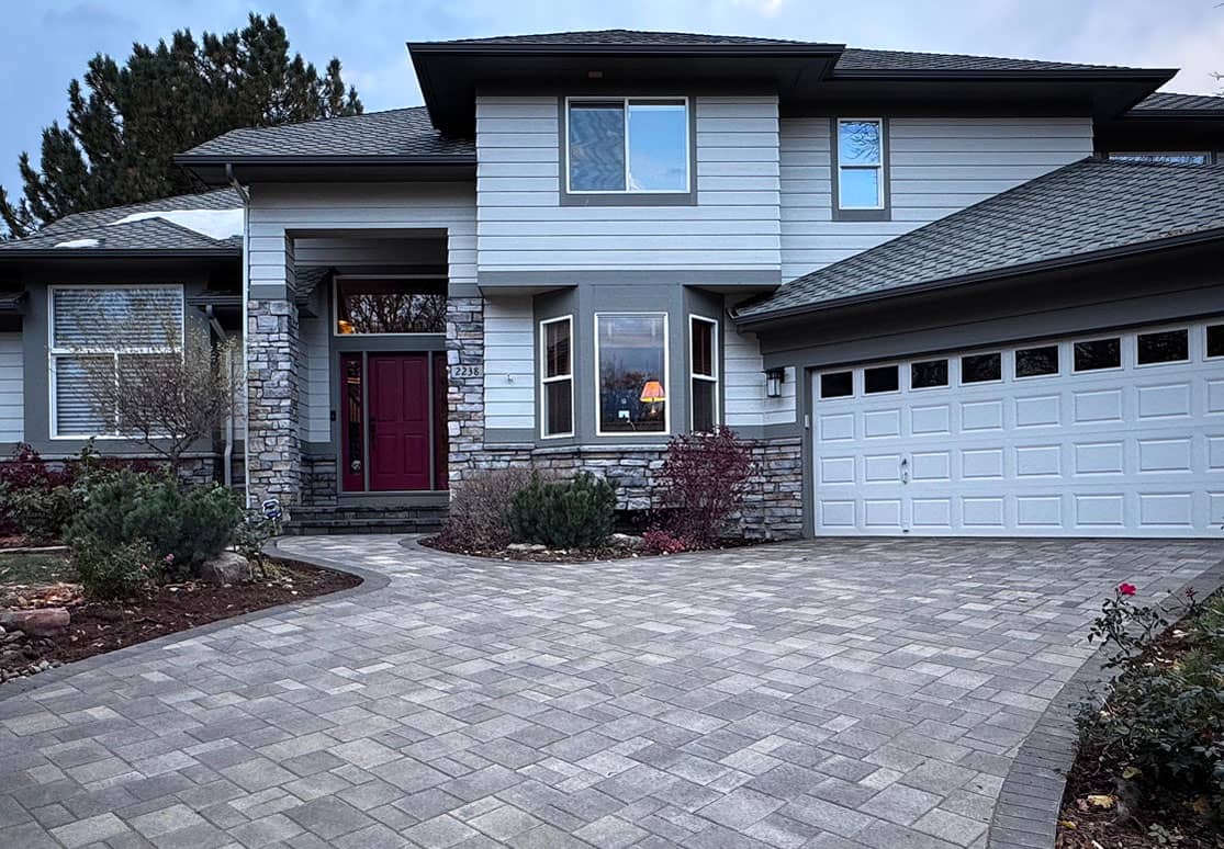 Brick Driveway - Interlocking Driveway Pavers - Denver, Colorado