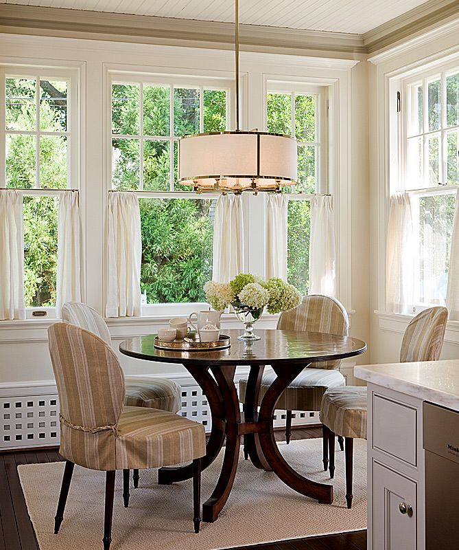 Cafe curtain inspiration for the dining room - Em for Marvelous -