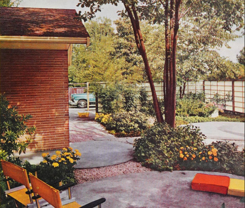 Circles in Mid-Century Modern Landscape Design