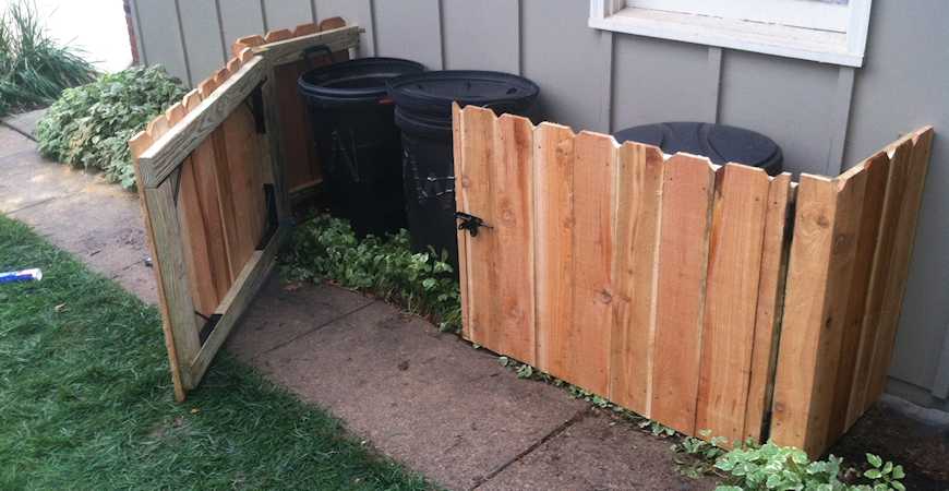 Clever Can Camo: 5 Creative Ways to Hide your Trash Cans | Life's Dirty. Clean Easy.