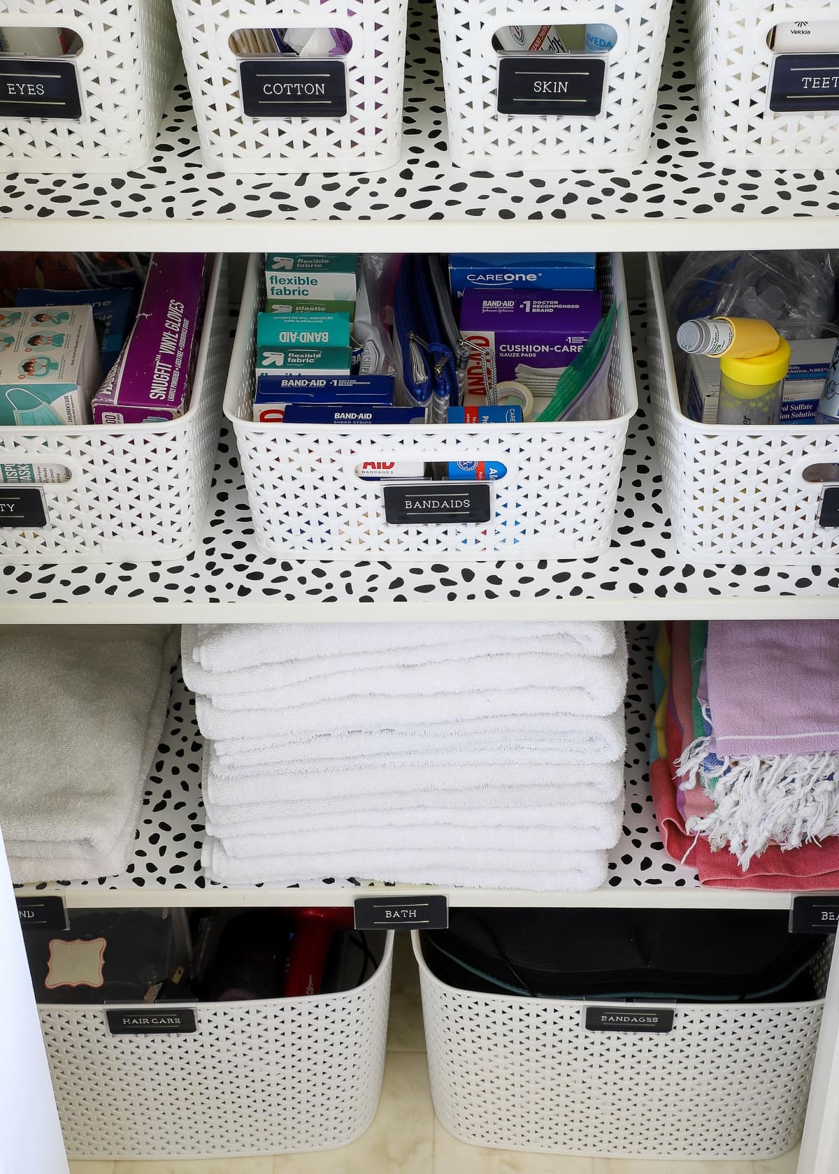 Closet Organizing Closet Towel Storage Top Tips For A Perfectly Organized Bathroom Closet (That Looks