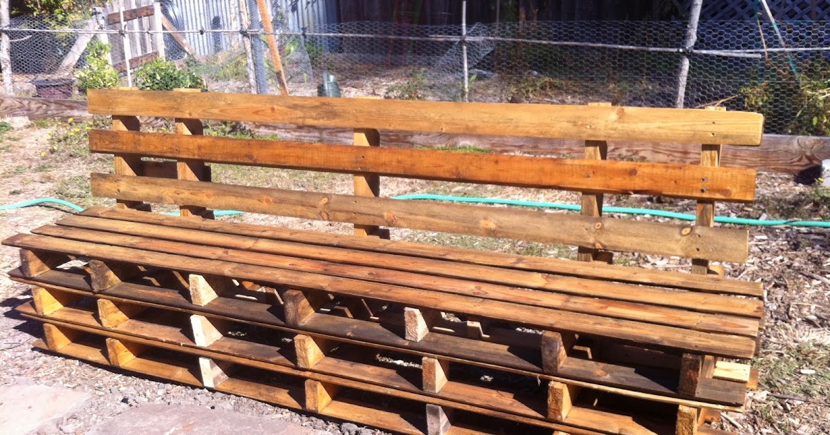 Crafty Trev: : Pallet Bench