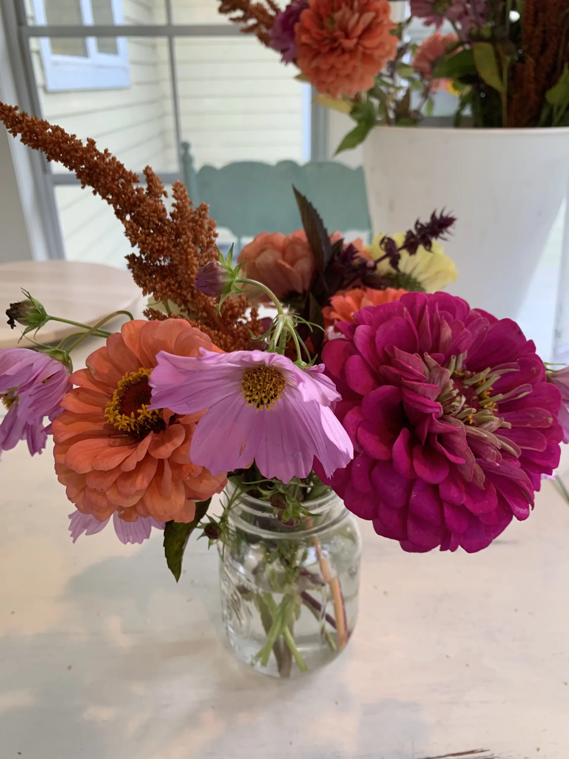 Creating Small Mason Jar Bouquets for your Next Party — Charlie May Farm