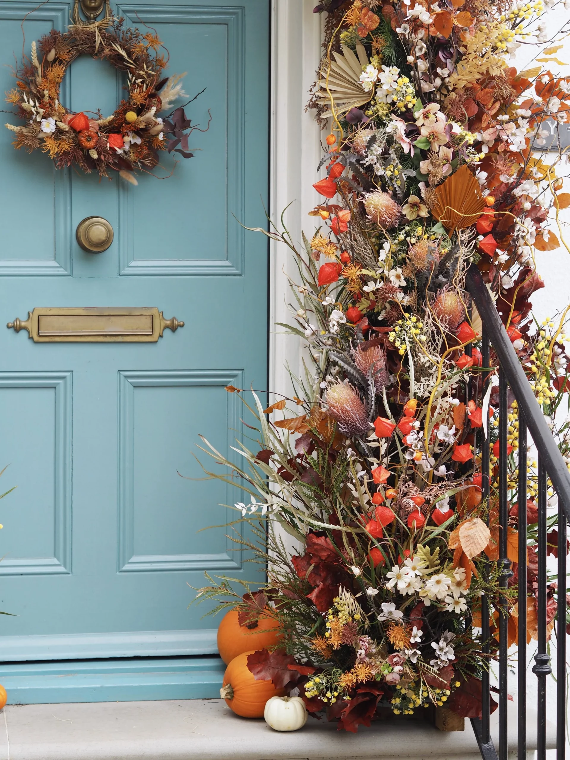 DIY Autumn Door Arch Home Decor Idea — MELANIE LISSACK INTERIORS