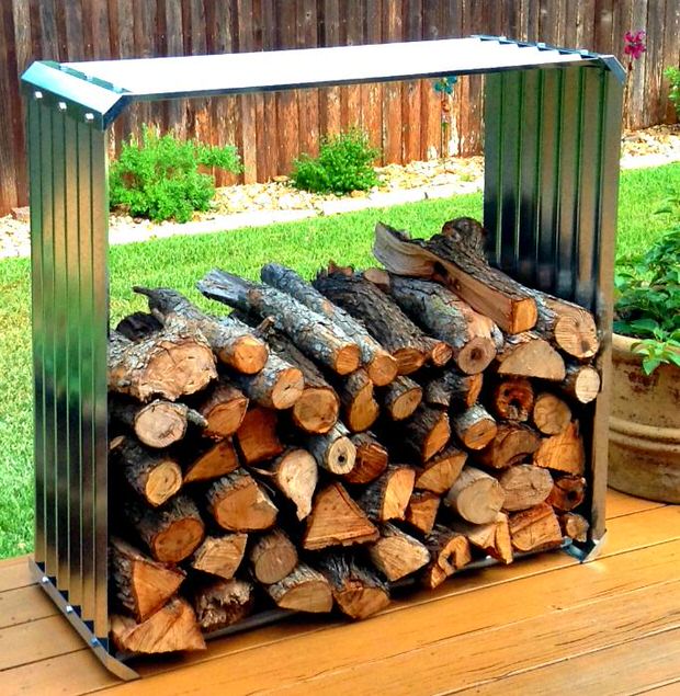 Diy Firewood Stand Small Firewood Rack With Cover Easy DIY Firewood Rack With Roof: Build Plans