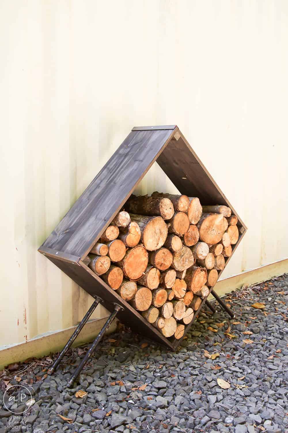 Diy Firewood Stand Small Firewood Rack With Cover Super Simple DIY Fire Wood Storage Shed (FREE