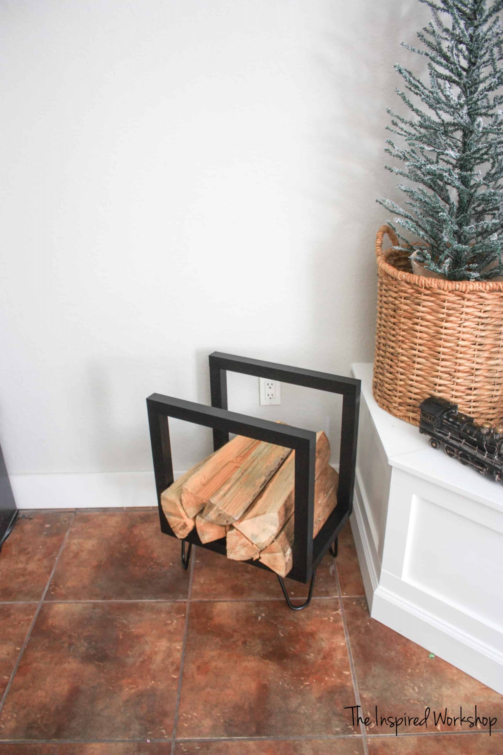 Diy Firewood Storage Bench Super Easy To Build Bench With Firewood Storage!