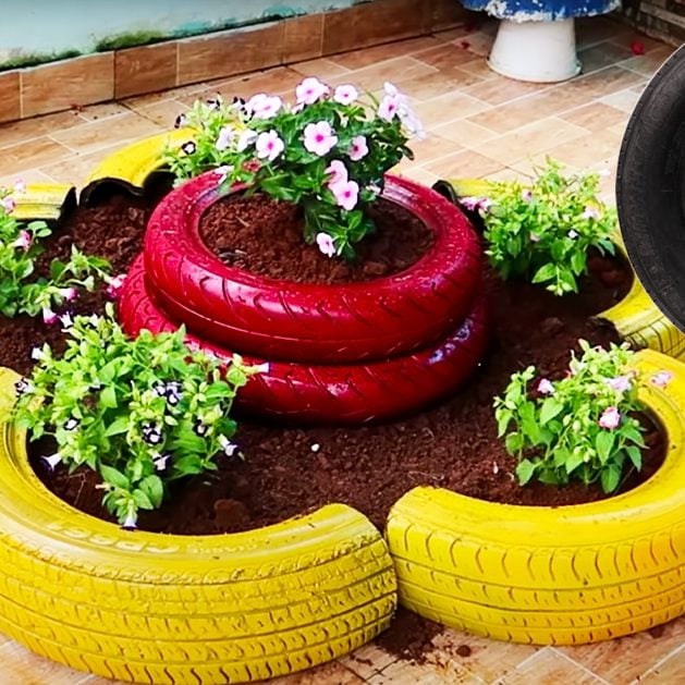 Diy Projects How To Make Tyre Swing Tire Planters Ideas Tire Flower Pots How To Recycle: