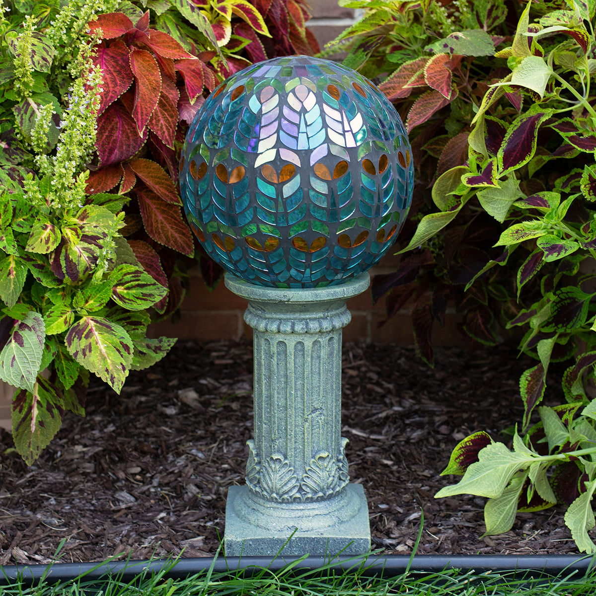 Echo Valley Mediterrano Mosaic Gazing Globe