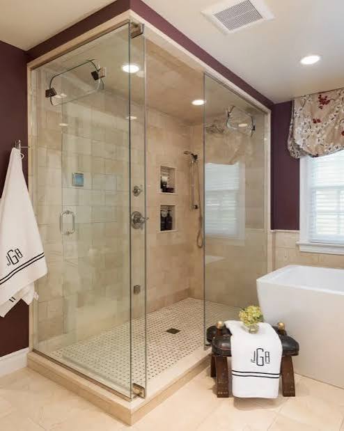 Elegant Burgundy Bathroom Inspired by Burberry Brand | HGTV