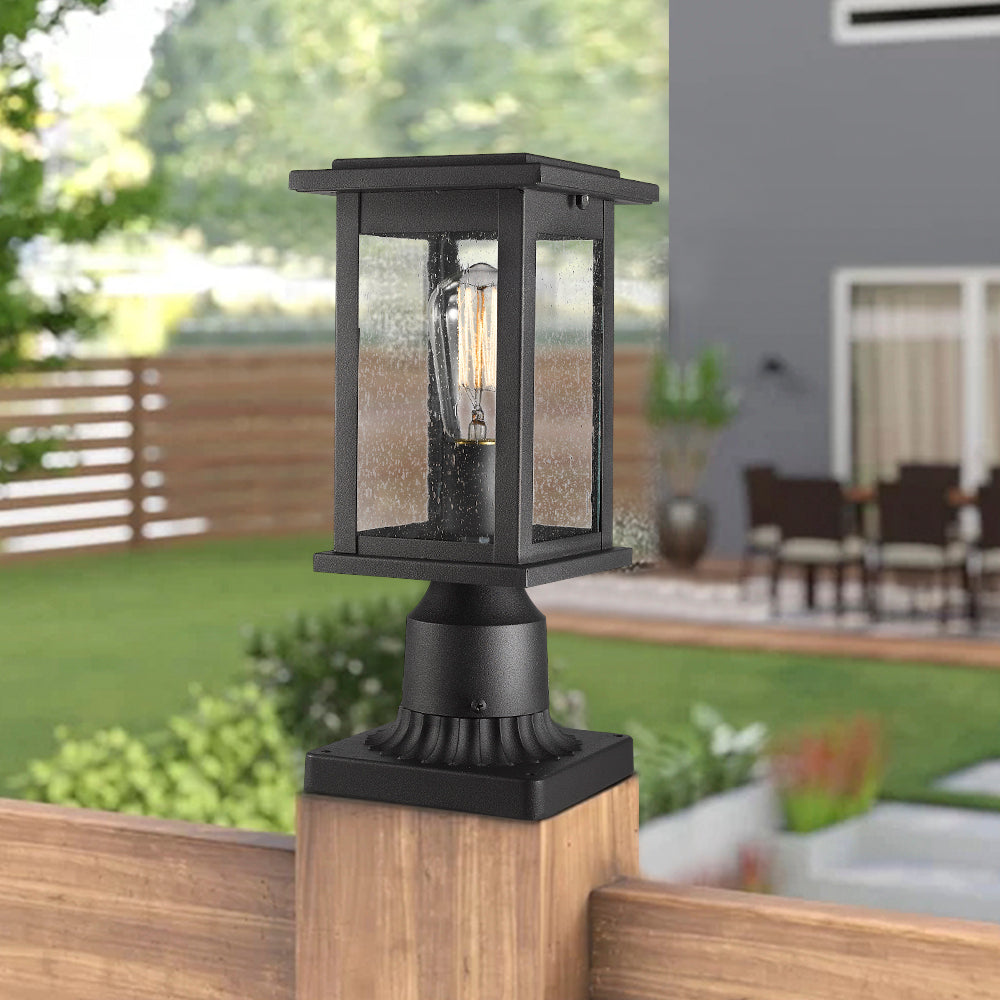 Emliviar Outdoor Post Light Fixtures 2 Pack, Exterior Pillar Light in – emliviar
