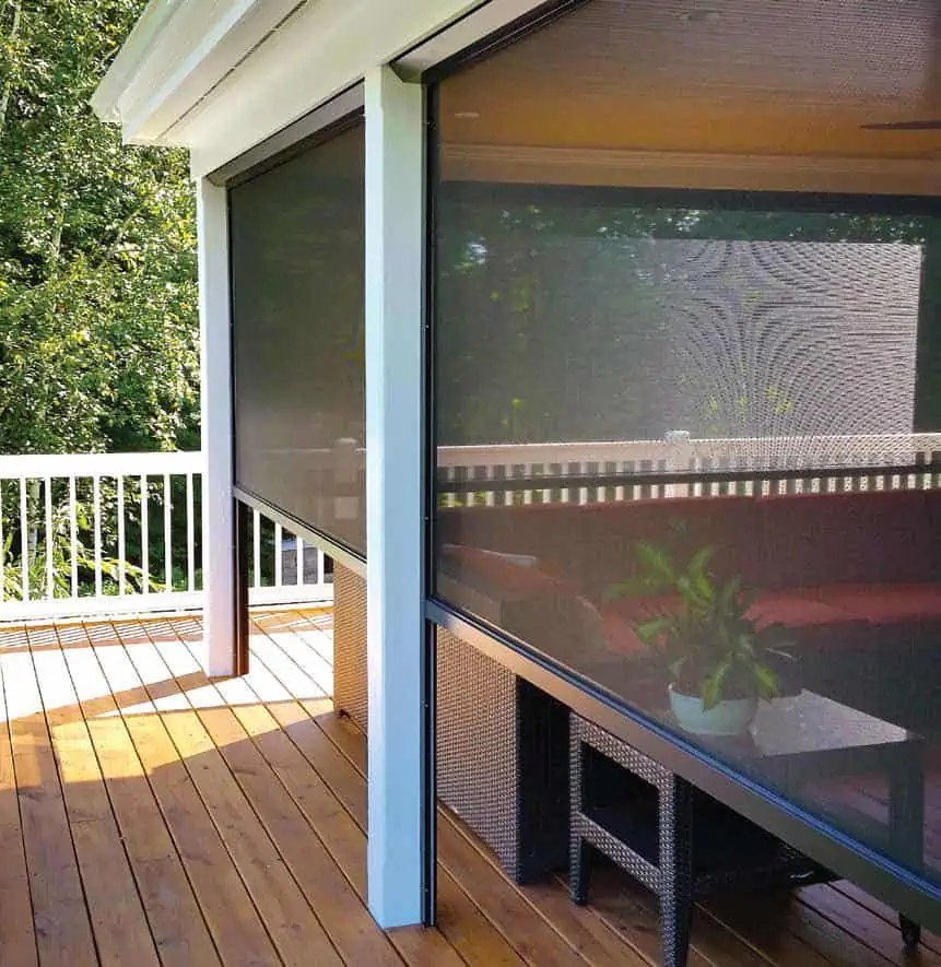 Exterior Shades & Drop Screens | Shade, Privacy & Comfort