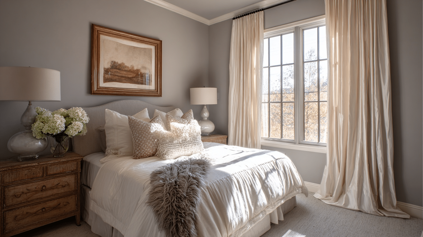 Finding the Perfect Curtain Color for Gray Walls - The Painted Hinge