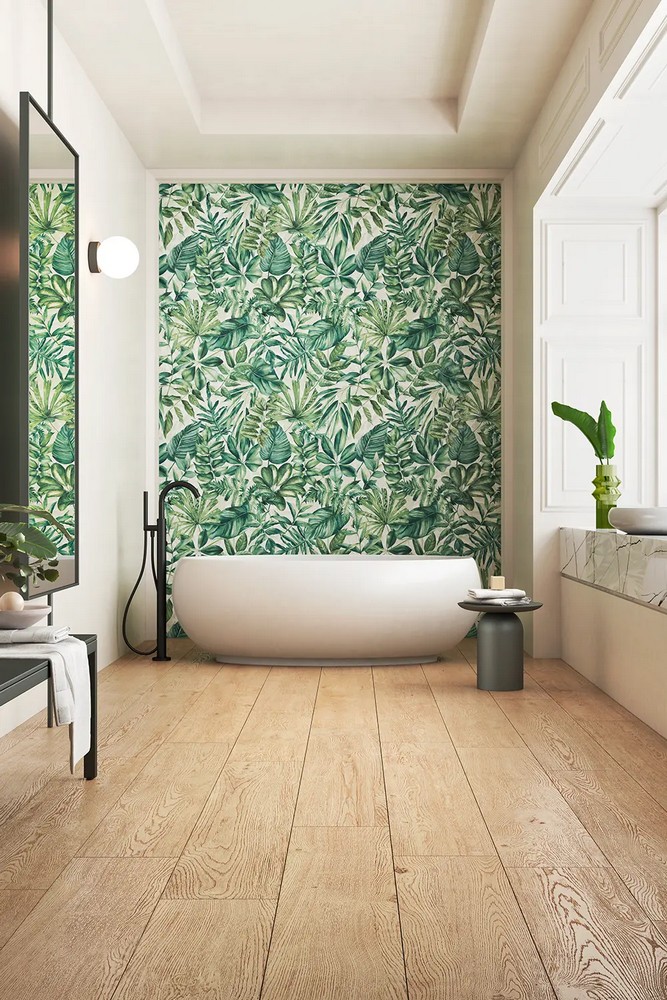 Foliage bathroom: ideas and trends for a nature-inspired design