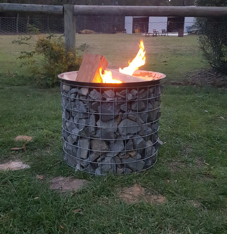 Gabion Fire Bowl | Moodie Outdoor Products