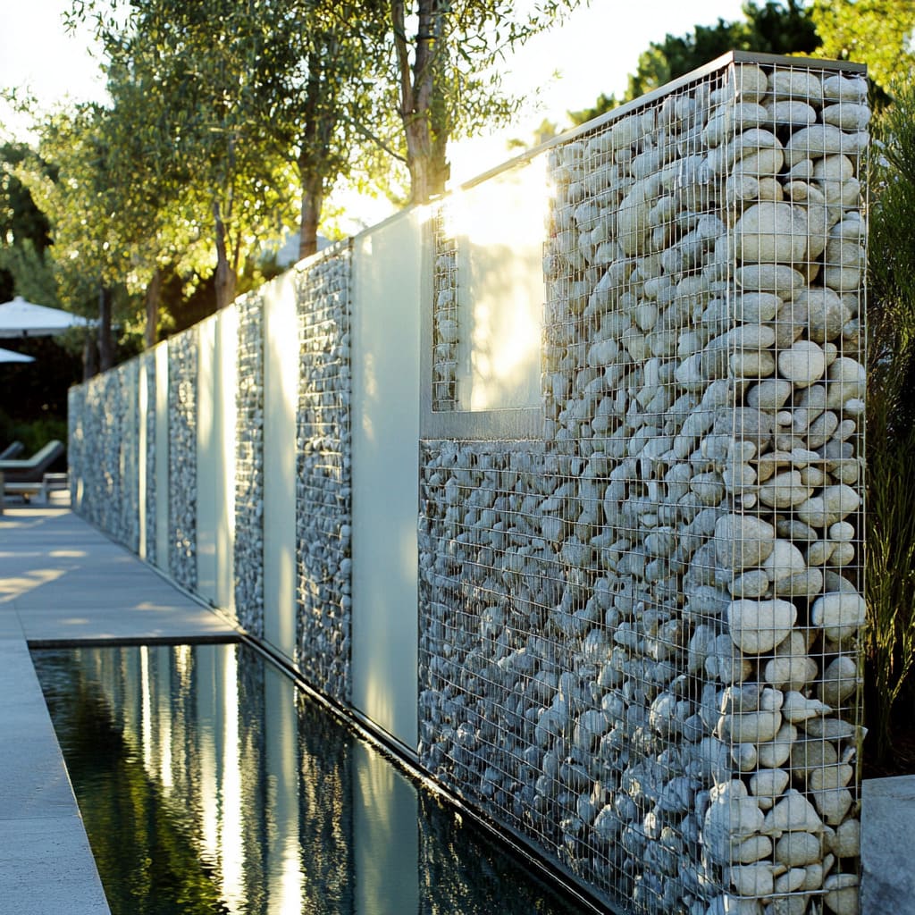 Gabions in Backyard Design: Modern Ideas for Stylish Outdoor Living | Fancy House Design