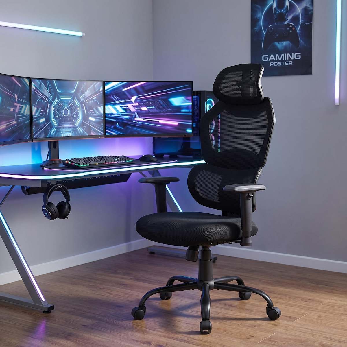 Gaming Computer Chair Gaming Chairs With Monitors Big And Tall Gaming Chairs For Adults Ergonomic Video