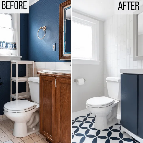 Half Bath Remodel Reveal! - The Handyman's Daughter