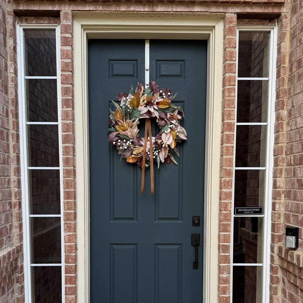 Handcrafted Neutral Fall Wreath - Elegant & Timeless Autumn Decor – Napa Wildflower Co.