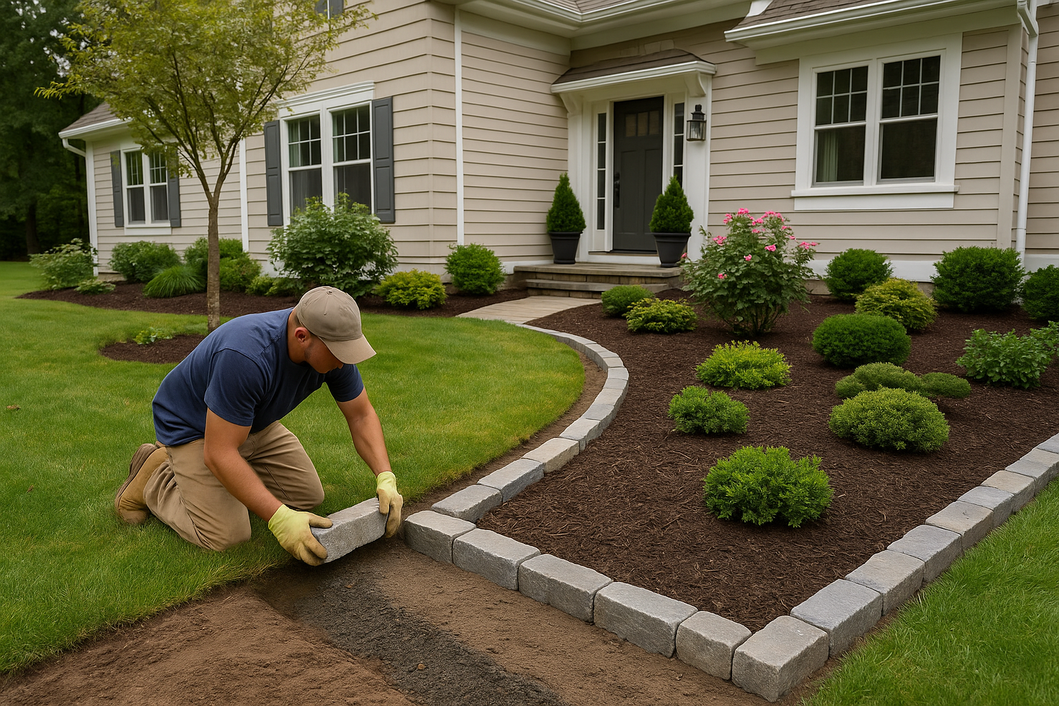 Hardscaping Around Garden Beds: How to Design Edging and Borders That Last - Torrison Stone & Garden
