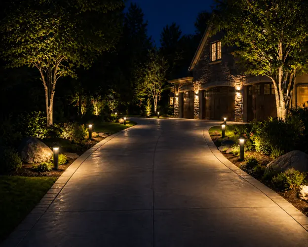 Landscaping Ideas to Transform Driveways with Outdoor Lighting