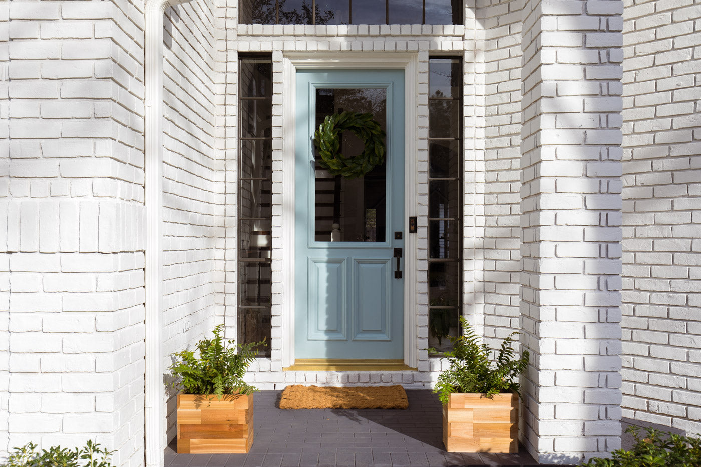 Lime Washing Brick on Interior and Exterior Surfaces