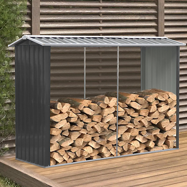 Log Store Outdoor Firewood Storage Shed Super Simple DIY Fire Wood Storage Shed (FREE Plans!)