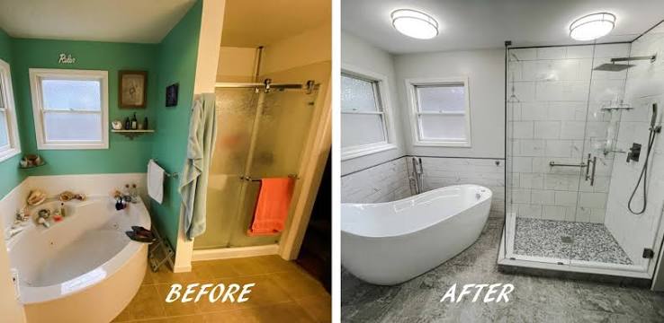 Luallen Master Bathroom Remodel - Gercken Construction Services