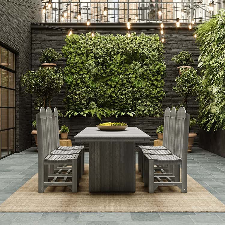 LuxCraft Poly Urban Dining Table (3' x 10' Rectangular)