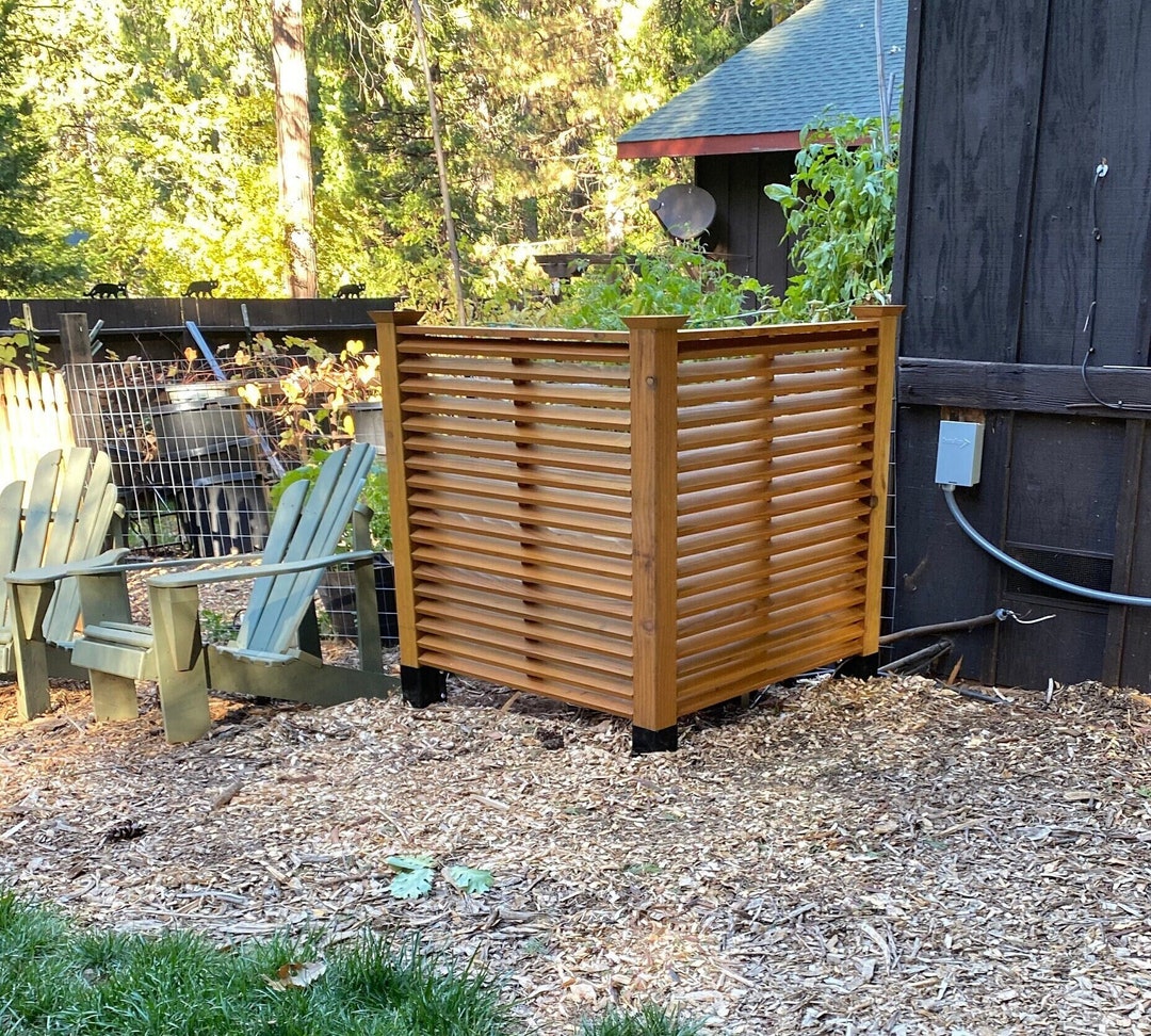 Mini Split Outdoor Screen To Hide Air Conditioner Outdoor Air Conditioner Cover,Fence To Hide Air