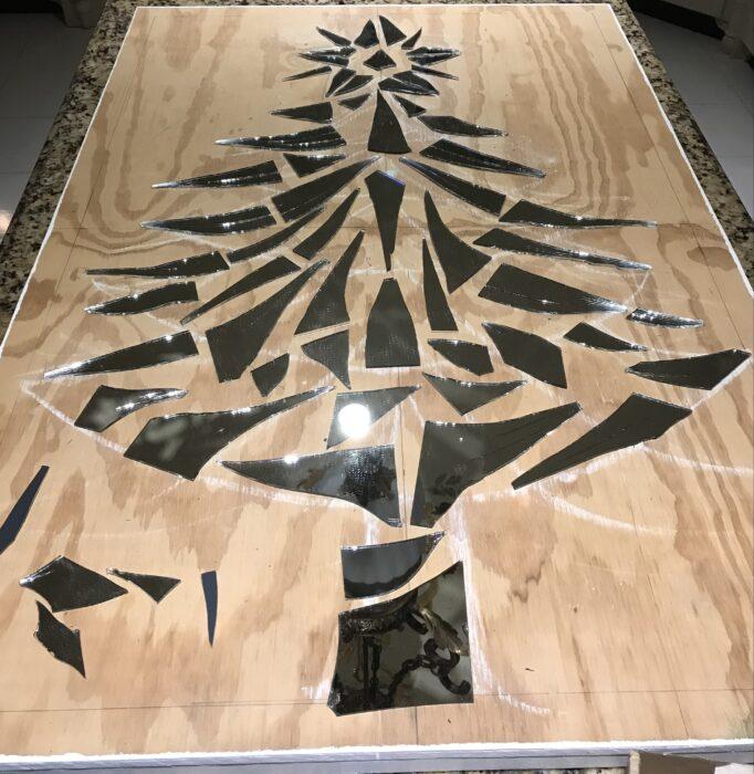 Mirrored Christmas Tree Wall Art - Liz Bushong
