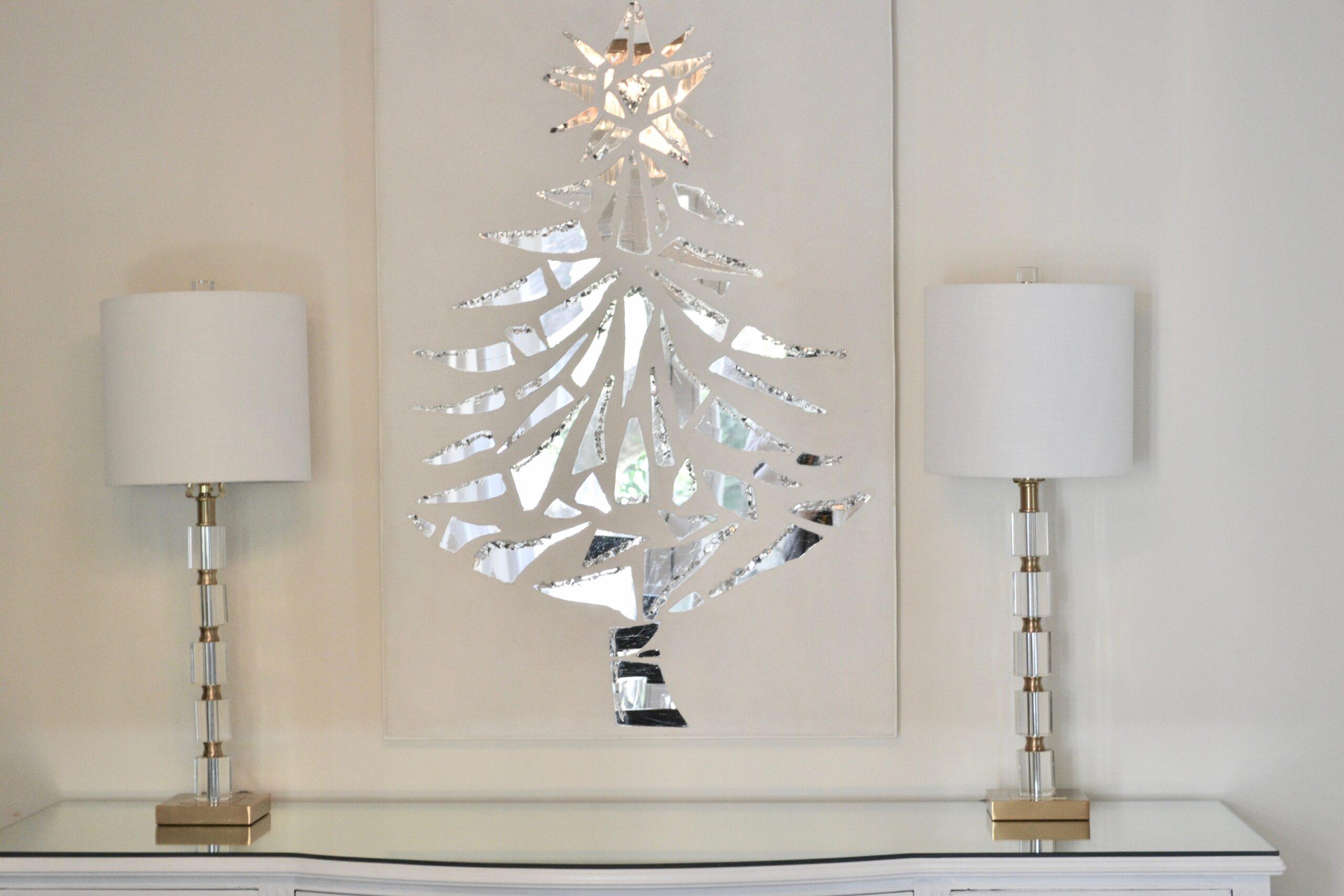 Mirrored Christmas Tree Wall Art - Liz Bushong