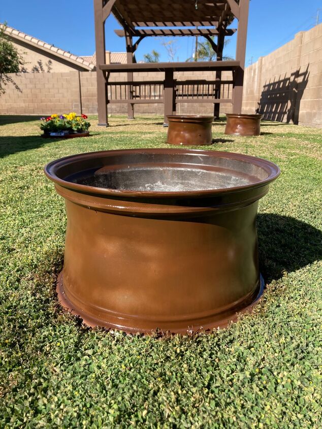 Need a Fun Spring Project? Transform Old Tire Rims into Stunning Planters! | Hometalk