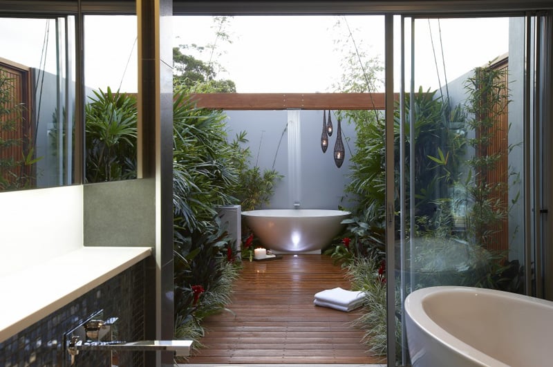 Pamper Your Senses In A Tropical Bathroom