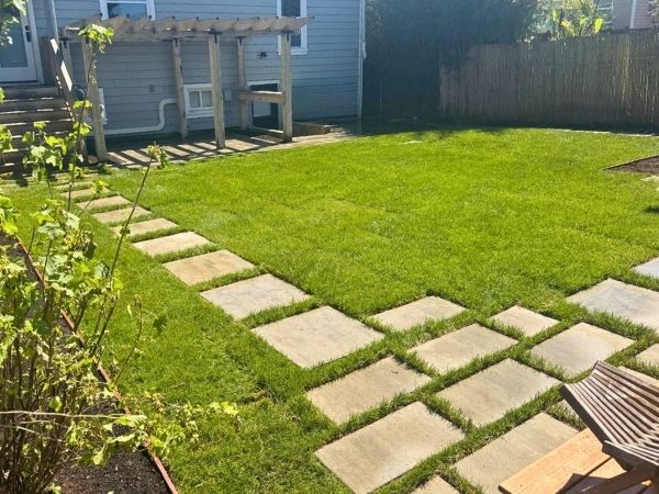 Pathways & Walkways: Concrete, Stepping Stone, Gravel, Wood Paths