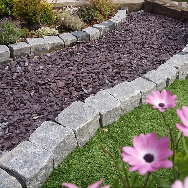 Plum Slate 20mm Decorative Garden Stone Chippings Approx. 20kg Polybag